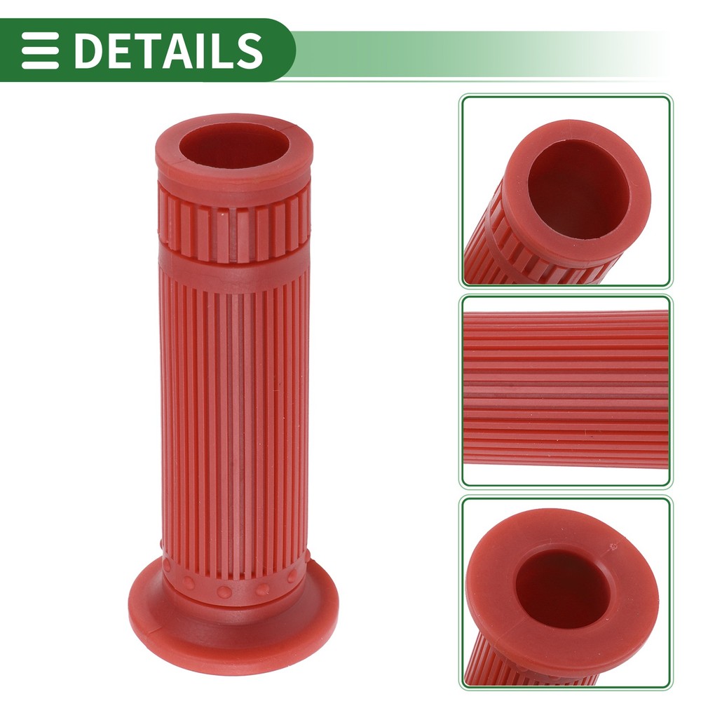 1" 25mm Motorcycle Knobs Handlebar Cover TPU Knobs Dark Red