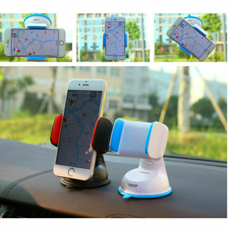 Multifunction Car Mobile Phone Holder Mount Windscreen Dashboard Various Colours