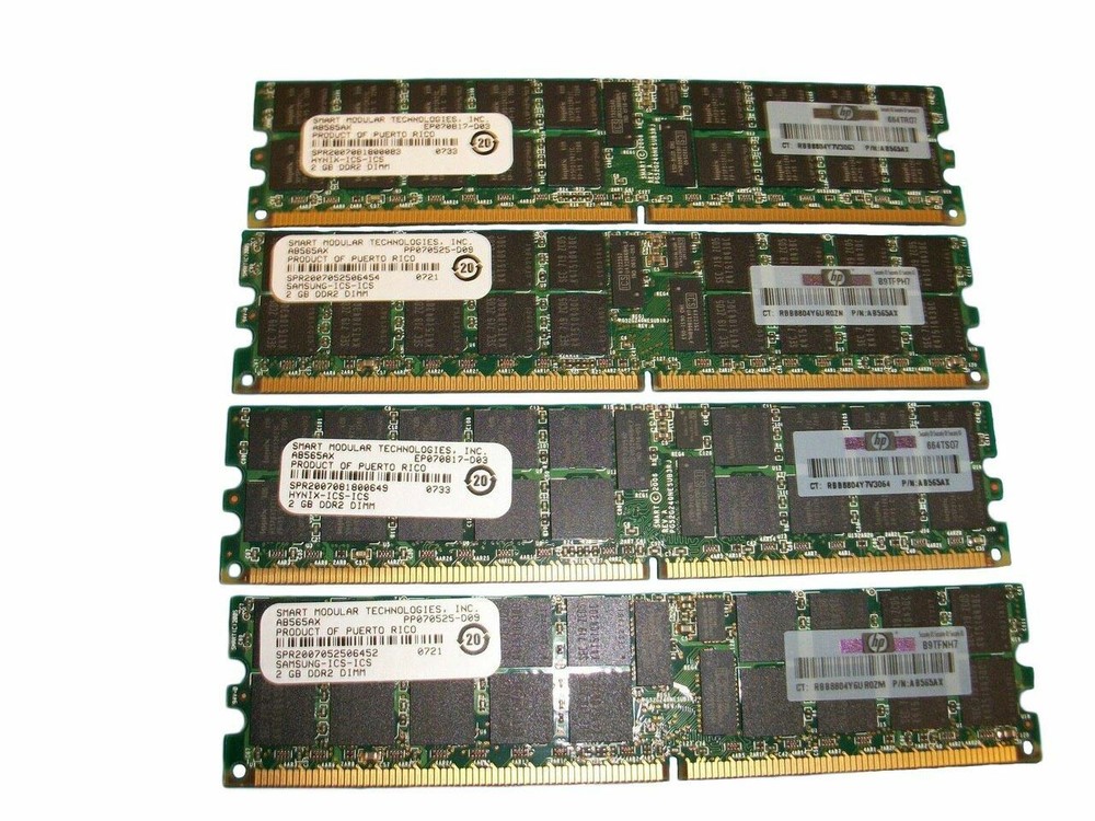 HP AB565A 8GB Memory kit (4x 2GB)