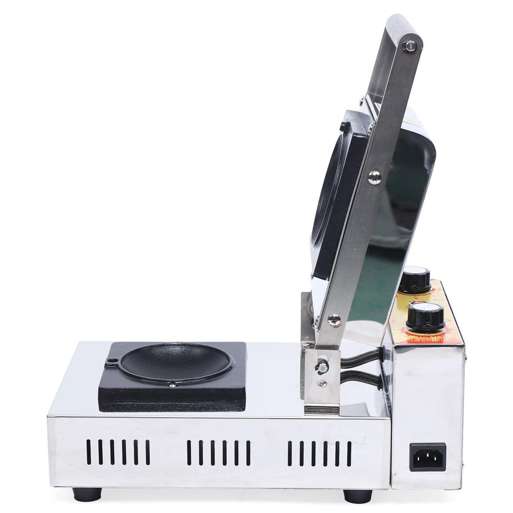 Pro Electric Panini Press Grill Griddle Plate , Flat Sandwich Steak Maker