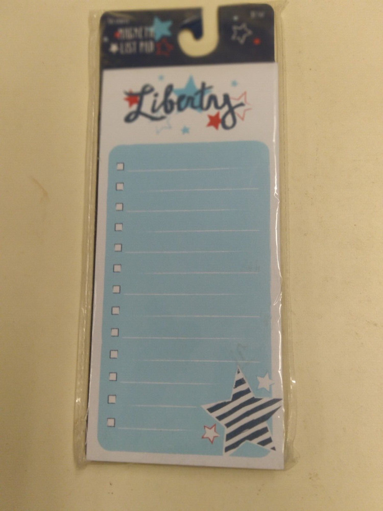 80 SHEETS MAGNETIC LIST PAD LIBERTY