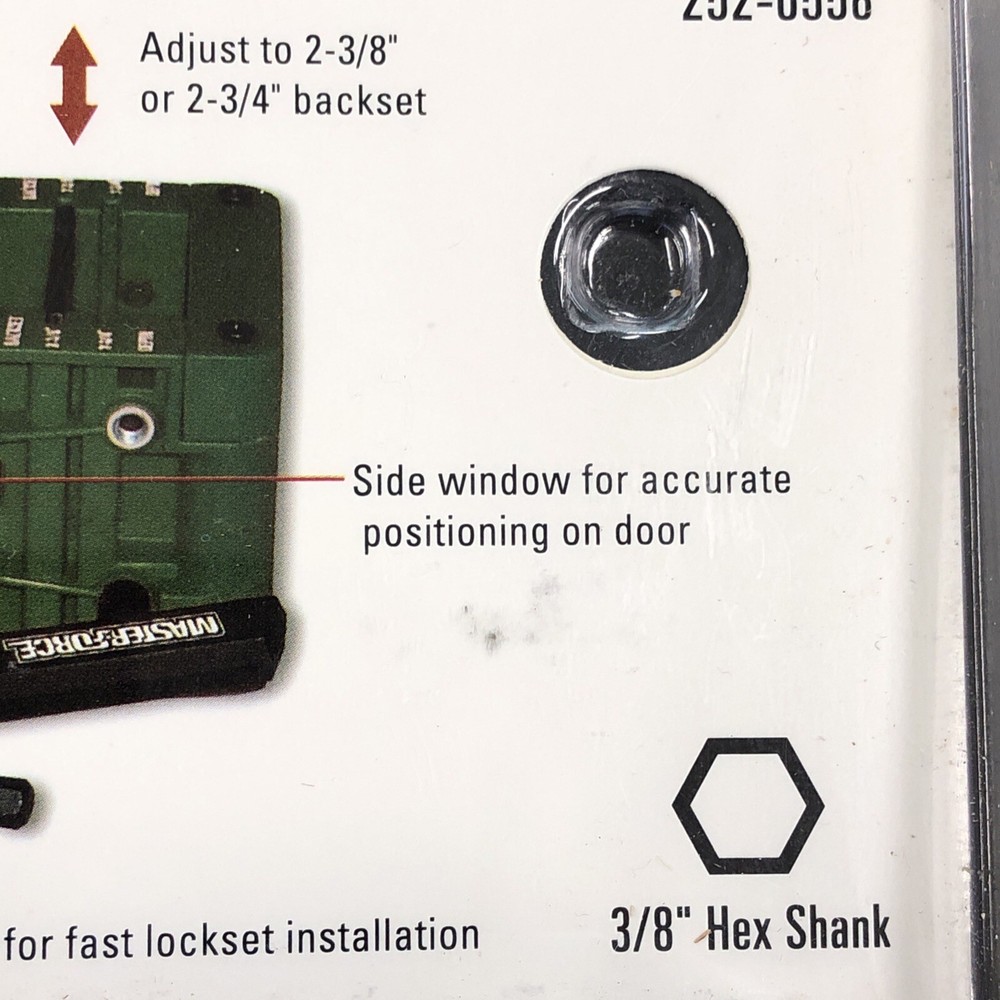 MasterForce Door Lock installation Kit (252-6558)