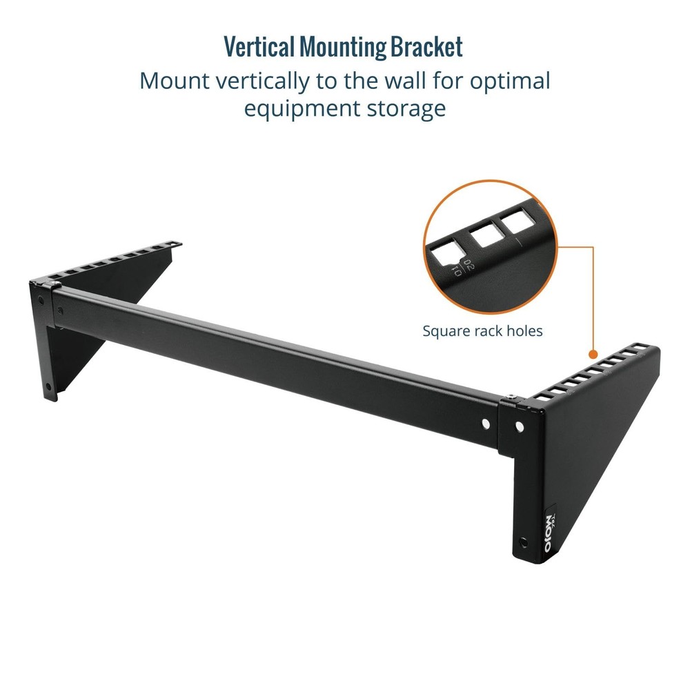 3U Vertical Wall Mount Rack Bracket for 19" Rack Mount Network Server
