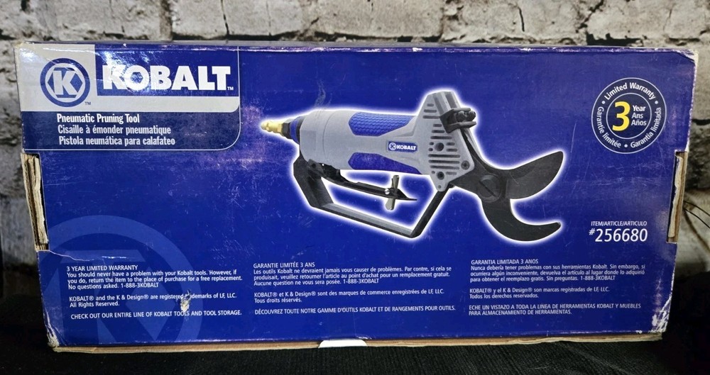 Kobalt Pneumatic Pruning Tool NIB #256680