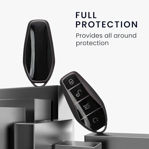 Key Cover Compatible with BYD Atto 3 / black matte / black