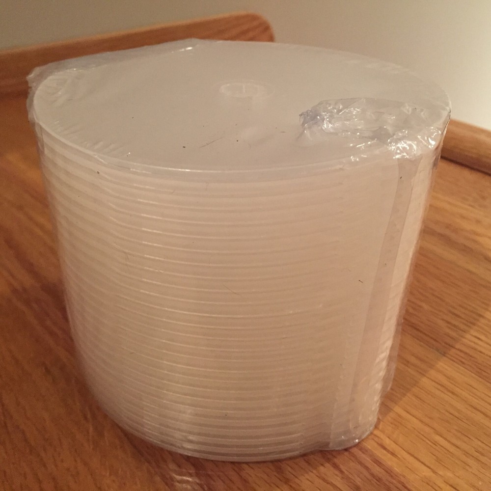 Clamshell Cshell Soft Shell Clear DVD / CD Cases w/ Locking tabs ~ NEW 25 pks