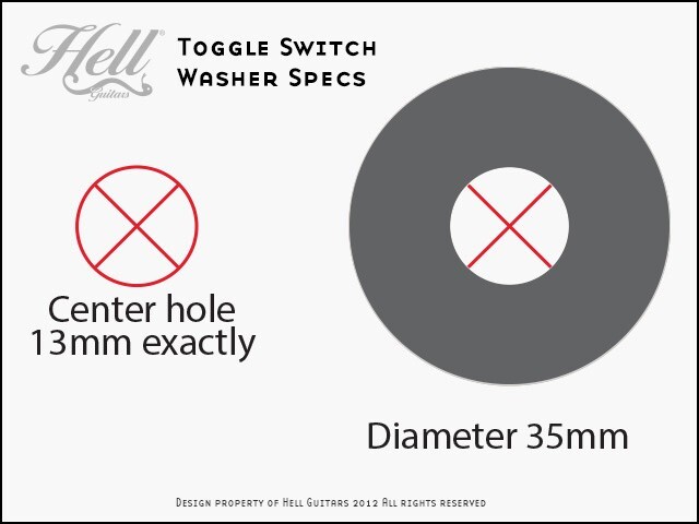 CHEQUER (GOLD) Switch Washer Ring Rhythm Treble. Les Paul, SG More.