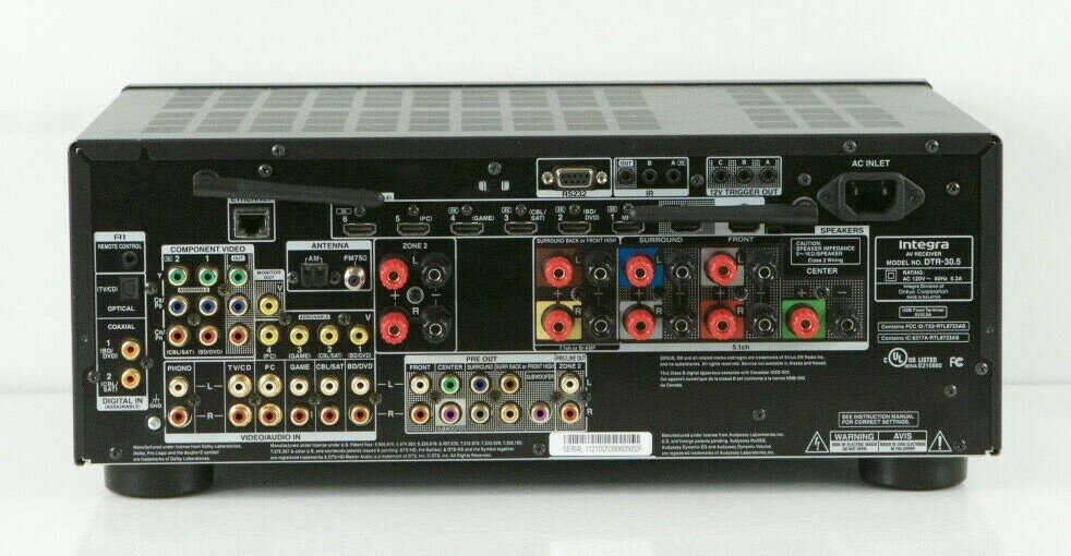 Integra DTR 30.5 Surround Sound Stereo Receiver j30