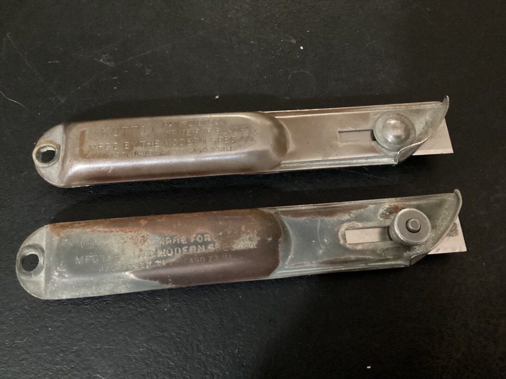 2 Very Well Used Box Cutters
