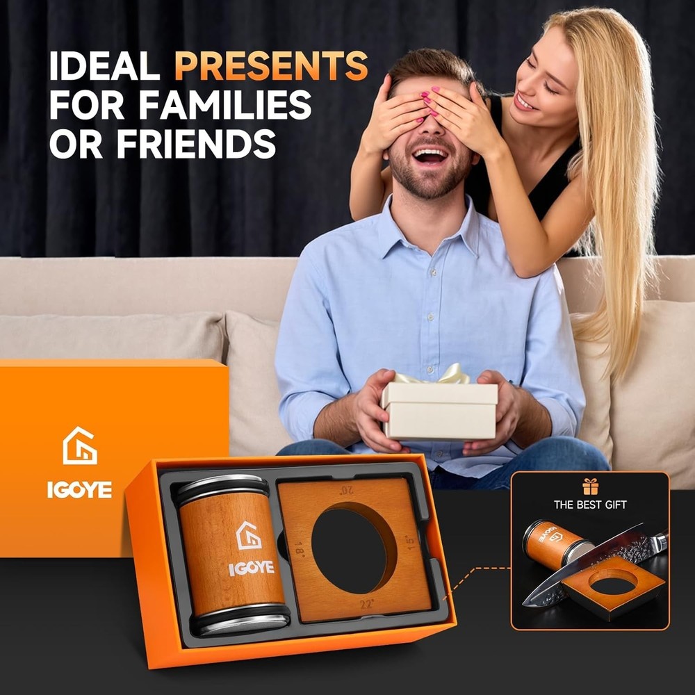 Diamond Rolling Sharpening Sharpener Knife Tool 4 Adjustable Angle Magnetic Base