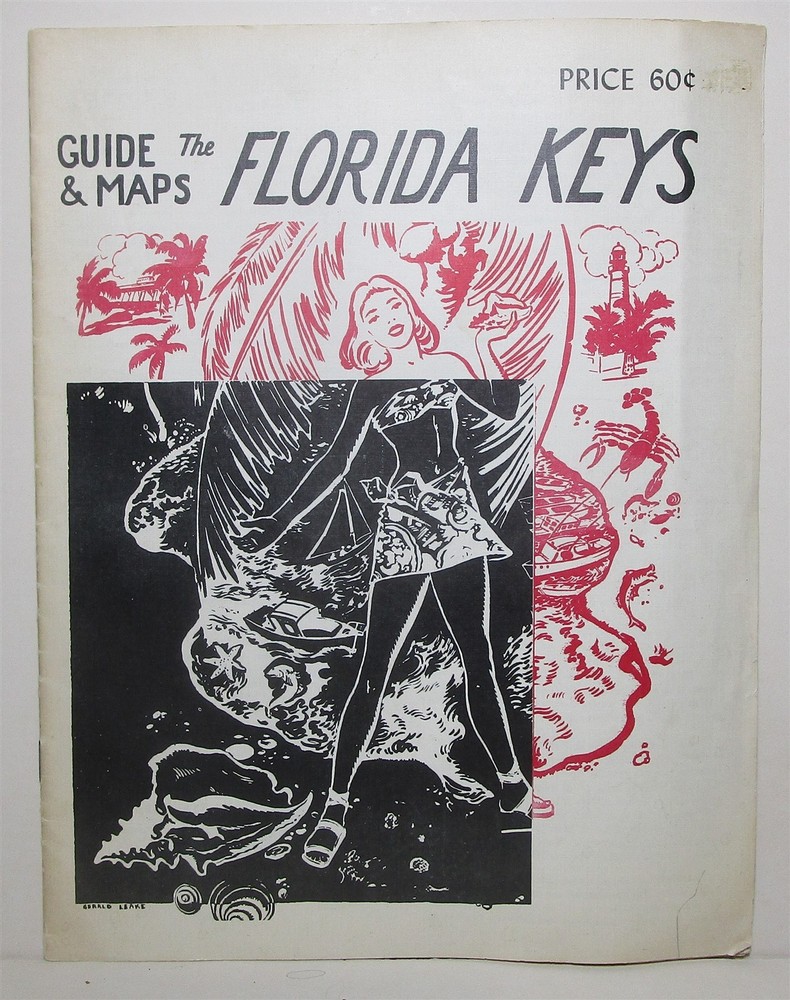 Vintage Guide & Maps: The Florida Keys booklet