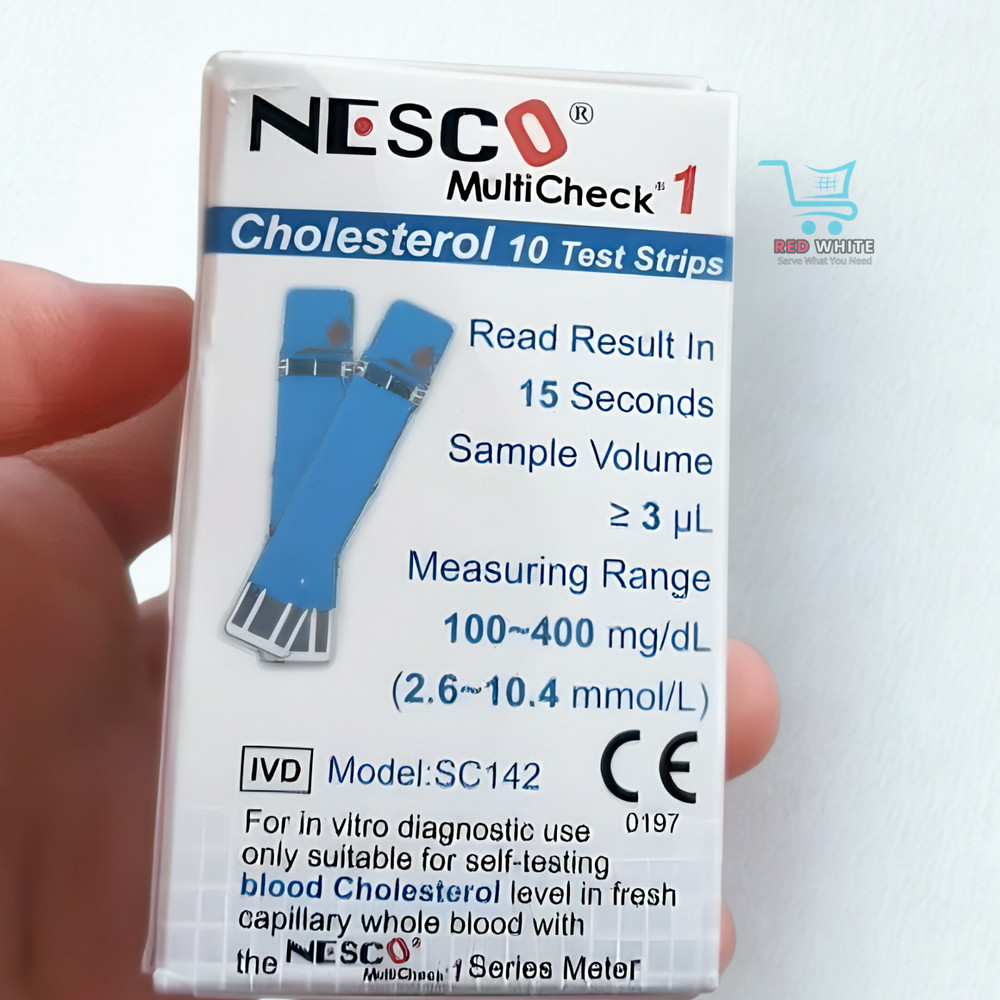 NESCO Multicheck Cholesterol Test Strips – Compatible Test Strips Pack