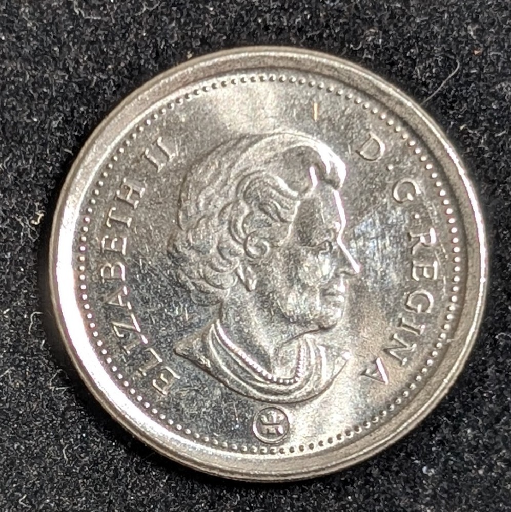 2009 Canada 10 Cents Circulated KM# 492