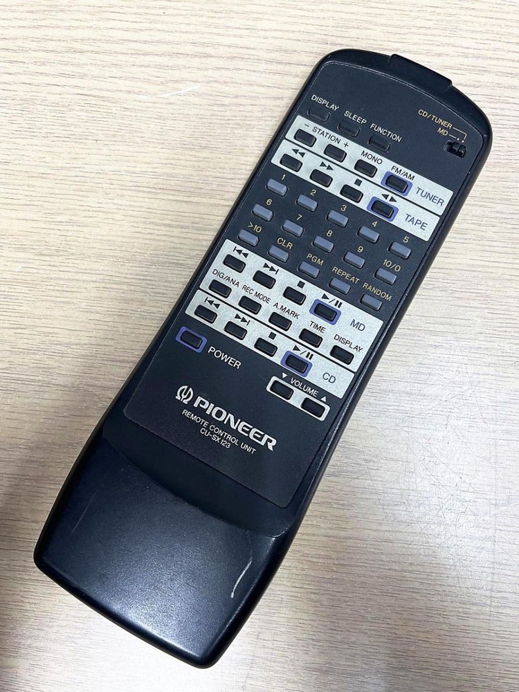 Pioneer CD TUNER MD Remote Control CU-SX123