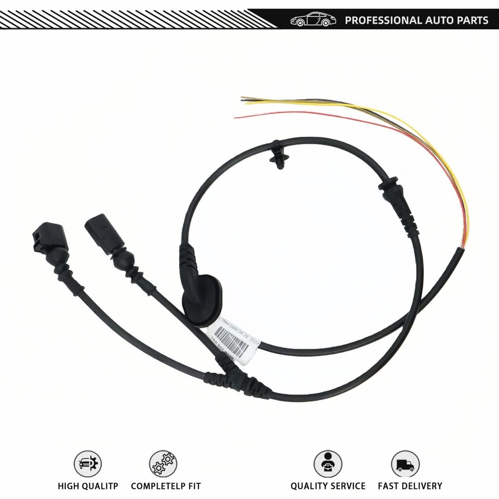 Fit 2009-2016 VW Tiguan Front Left ABS Speed Sensor Replacement Wiring Harness