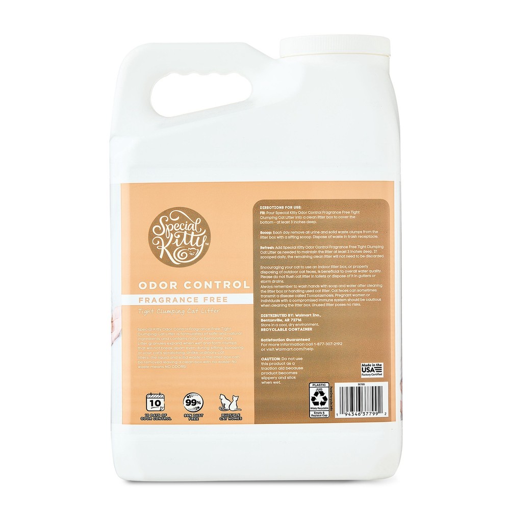 Clumping Clay Cat Litter Unscented 20 lbs Jug