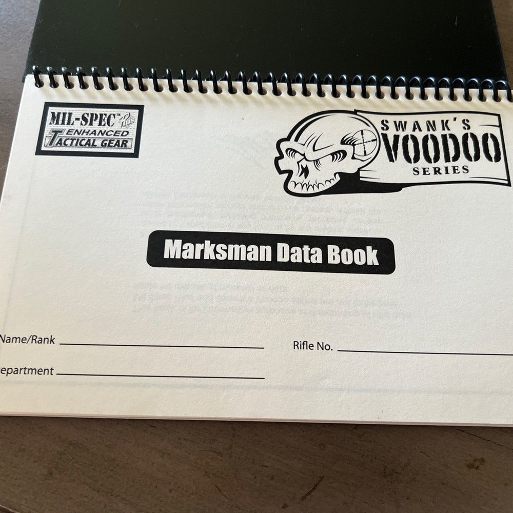 VOODOO TACTICAL Men's Marksman Data Book