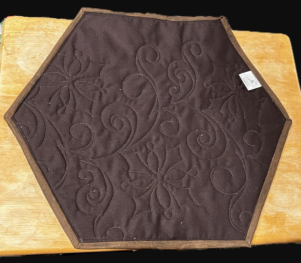 January Winter Sleigh Ride Quilted Table Topper