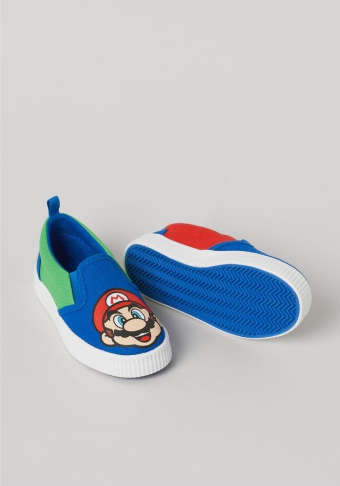 *NWT* H&M Super Mario Slip On Sneakers