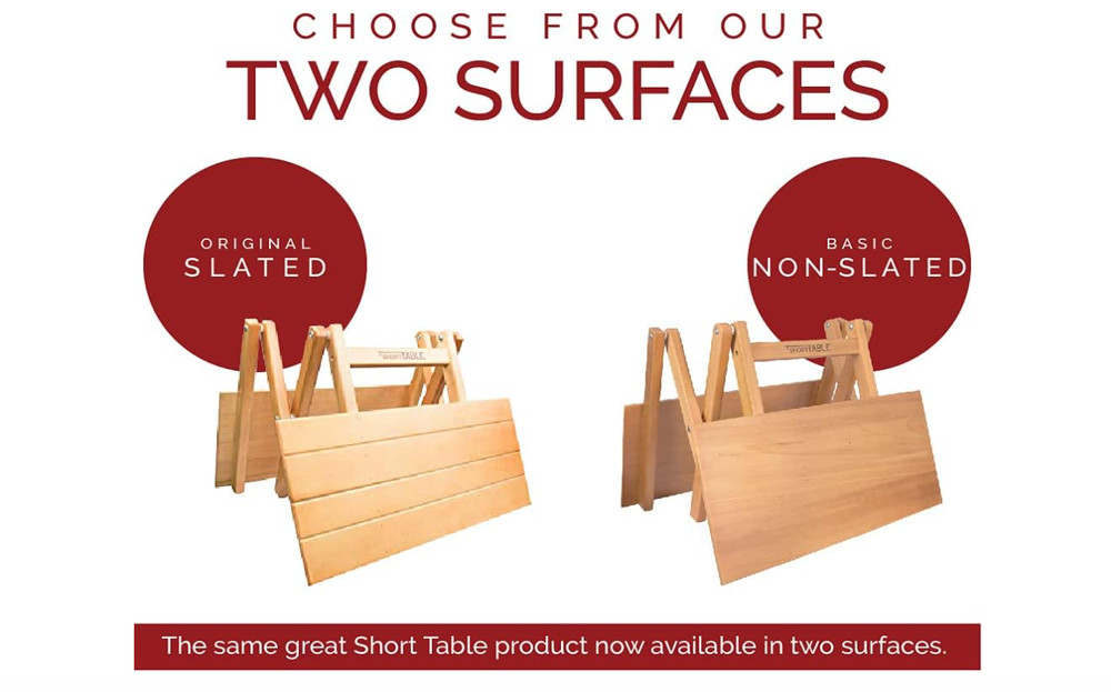 Simple Setup Basic Short Table All-Purpose Use Portability-Beach, Picnic, Camp