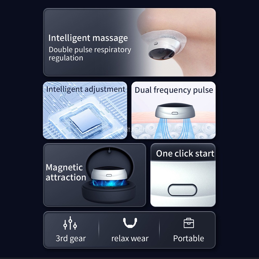 Professional Adjustment Anti-Snore Device Breathe Easy Smart Snoring Solution