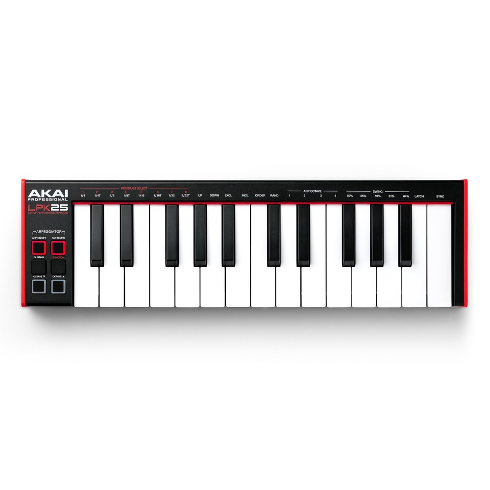 LPK25 - USB MIDI Keyboard Controller with 25 Responsive Synth Keys for Mac an...