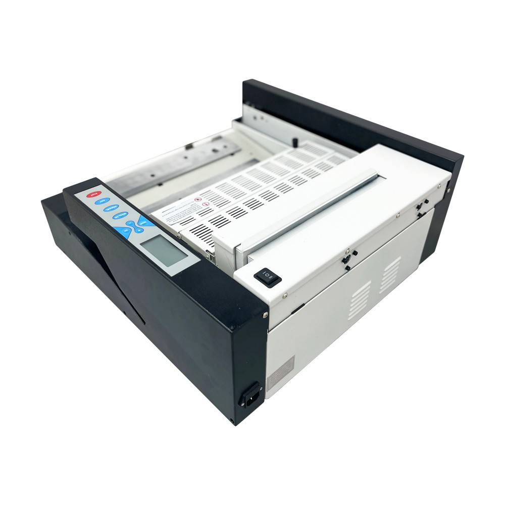 Glue Book Binding Machine 110V Automatic Hot Glue Book Binder With LCD screen
