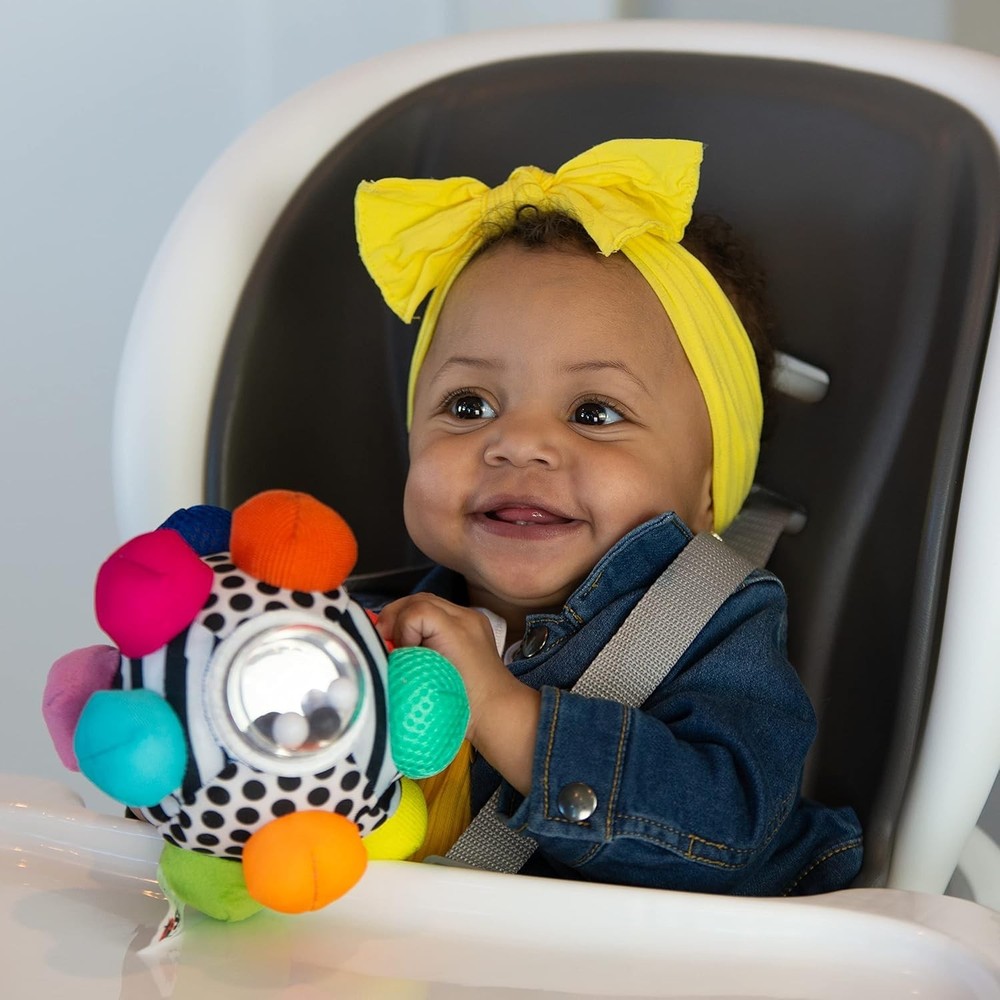 Bright Multi-Textured Bumpy Ball - Ideal for Motor Skill Development in Babies