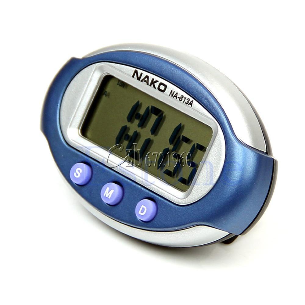 Smart Mini Digital Clock Portable Car Auto Dashboard LCD Display 3 Buttons