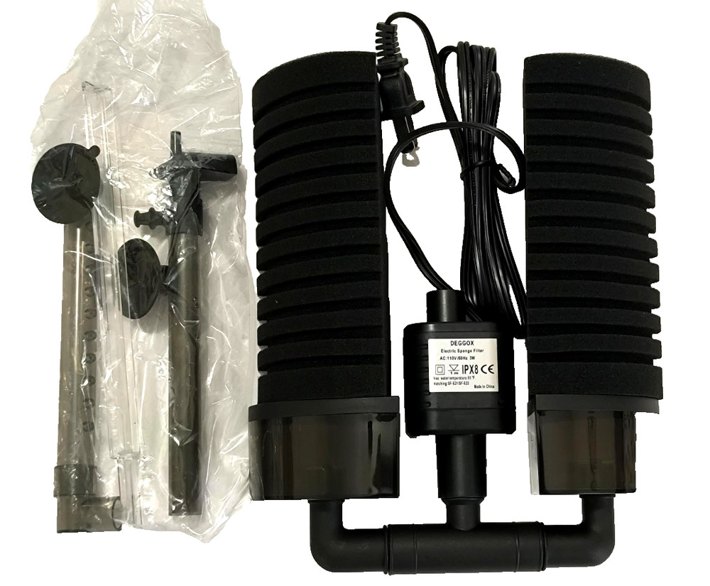 DEGGOX Aquarium Sponge Filter Electric Sponge Filter