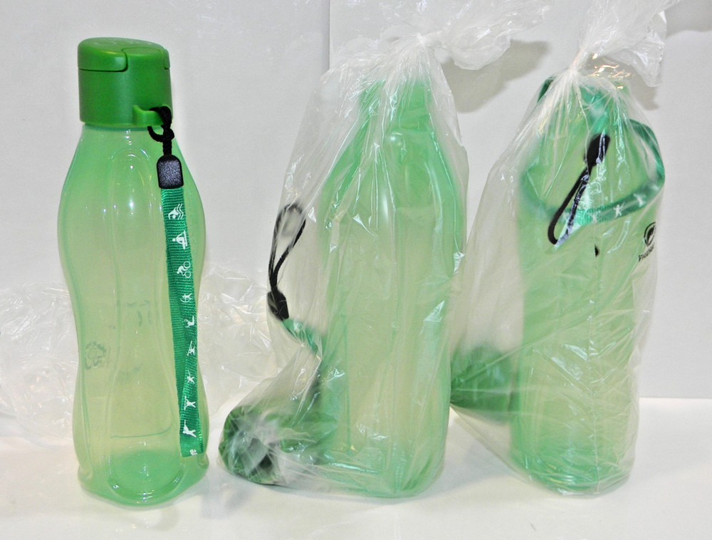 NEW Three Tupperware ECO 16 oz Water Bottle  #46 *