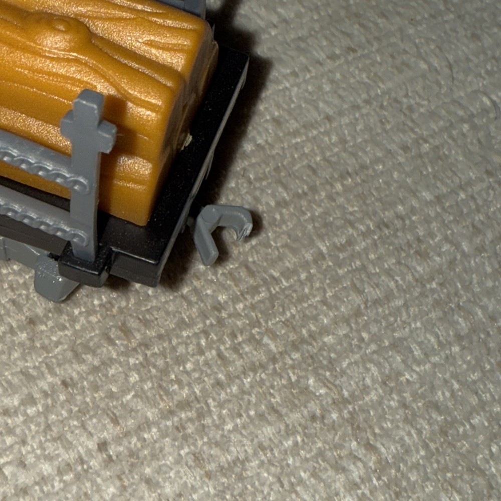 c & c railways train engine open box used - read description