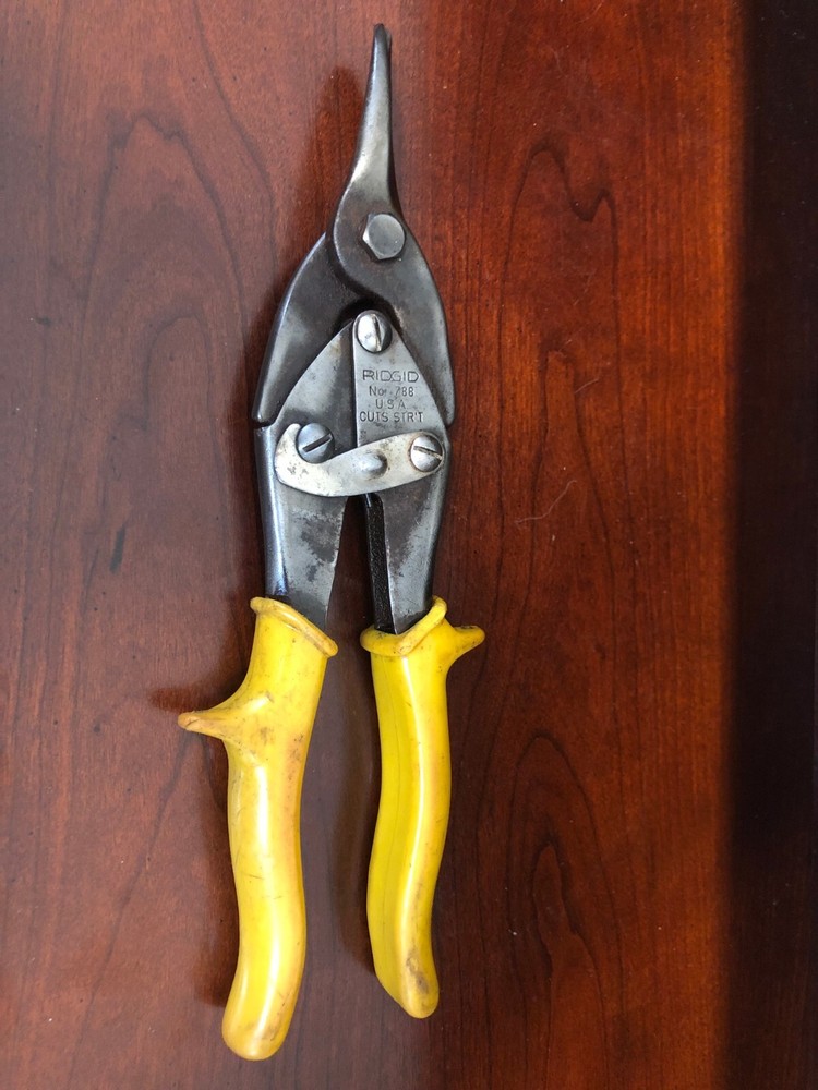 Ridgid Tools-Aviation Snips #788 Straight Cut
