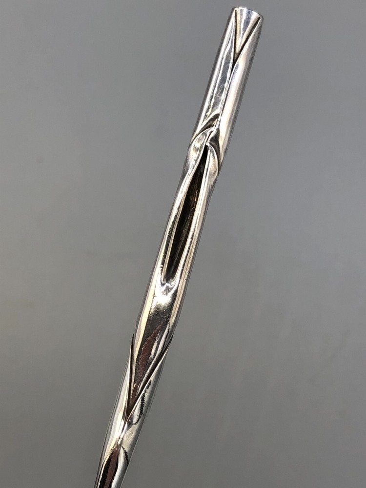 Antique Serving Olive Fork 6.75", handle looks like a branch