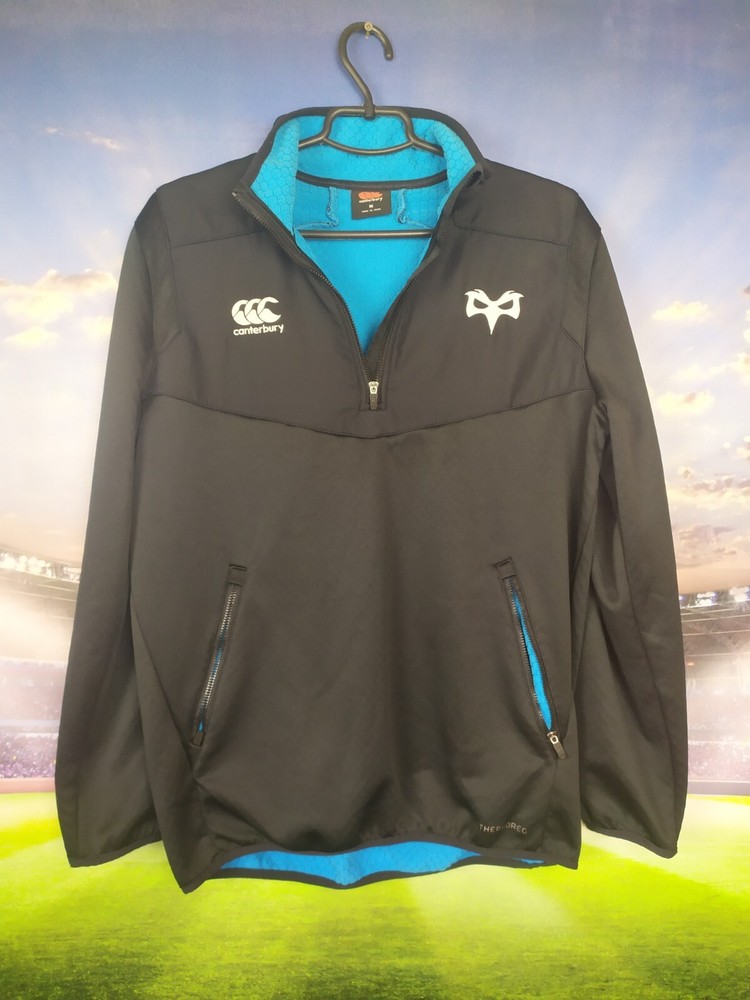 Ospreys Training Jacket Long Sleeve Black Canterbury Polyester Mens Size M