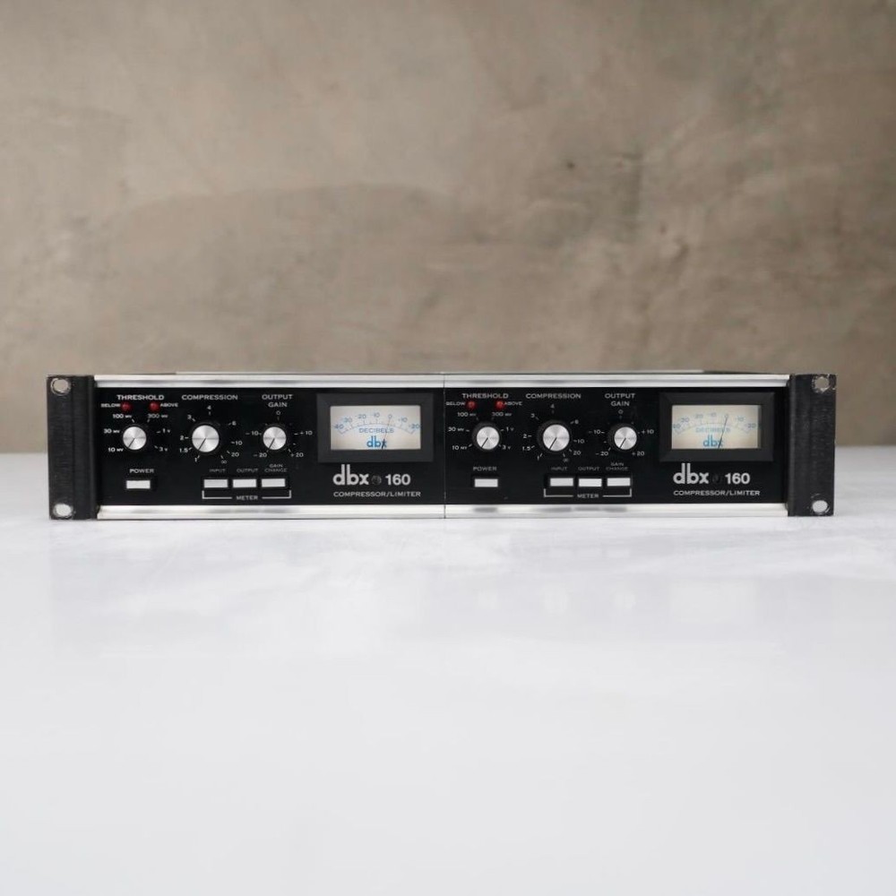 dbx 160VU Compressor Limiter Stereo Pair #59108
