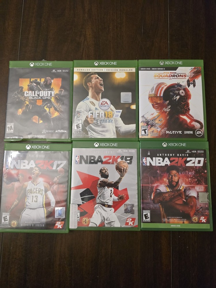 Microsoft Xbox One 1540 500GB Console Bundle w/ 6 Games + 1 Controller - TESTED!