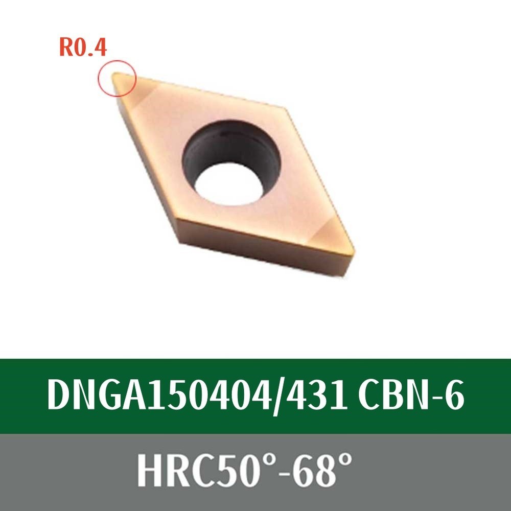 2pcs DNMA150404/08/12 CBN-6 Cubic Boron NitrideCarbide Inserts Composite coating