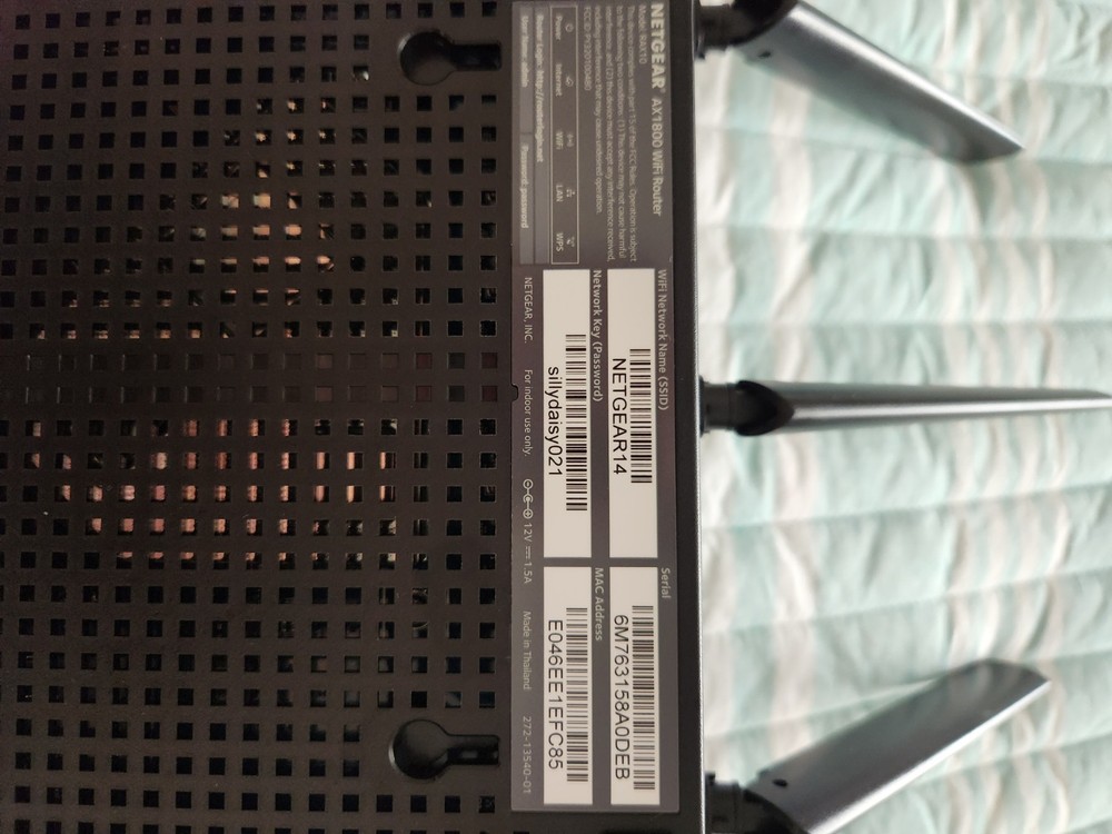 Netgear WiFi Router AX1800