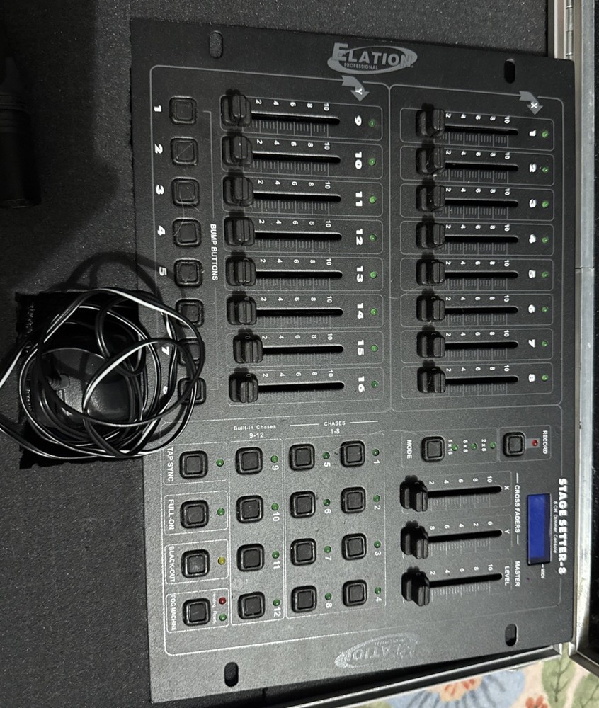 Elation Stage Setter 8 16CH DMX Lighting Controller Console.