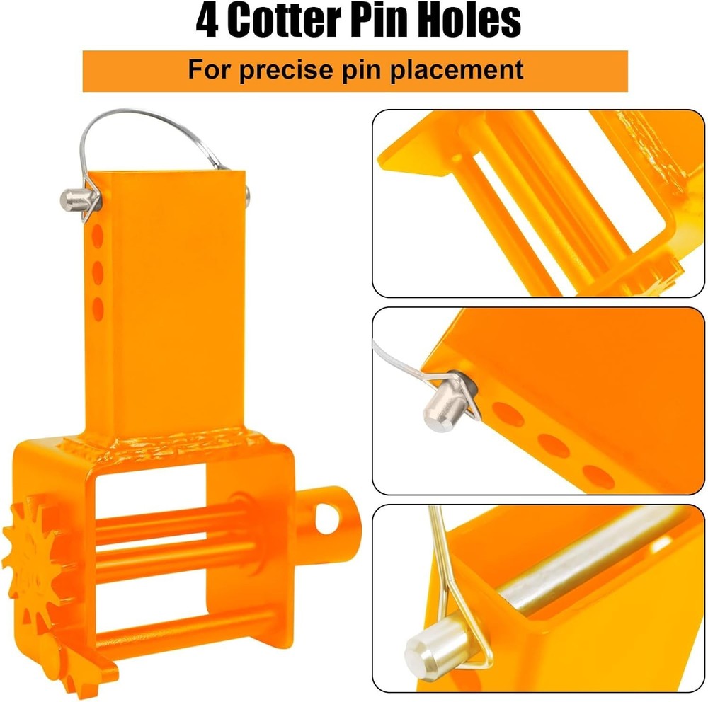 2PCS Trailer Stake Pocket Winch D Ring Flatbed Trailer Tensioner Fixing Brackets