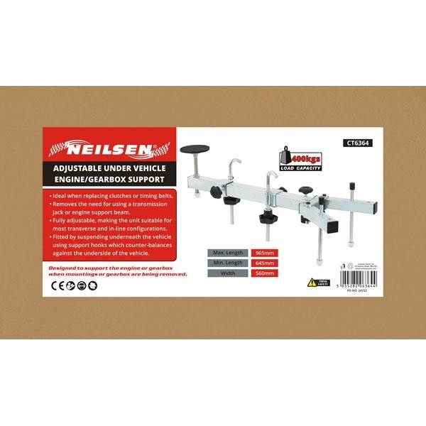 Under Vehicle Engine /Gearbox Support 400kg Weight Limit - Fully Adjustable 6364