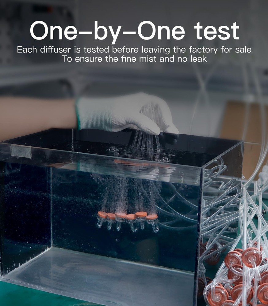 Clscea CO2 Diffuser for Aquarium Plant Mini Atomizer, U-Shaped, S