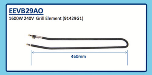 1600W 240V GRILL ELEMENT (91429G1) EEVB29AO