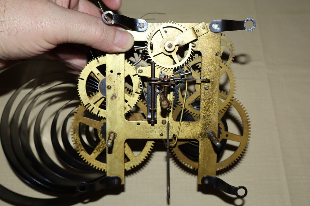 Ingraham Mantle Clock Movement