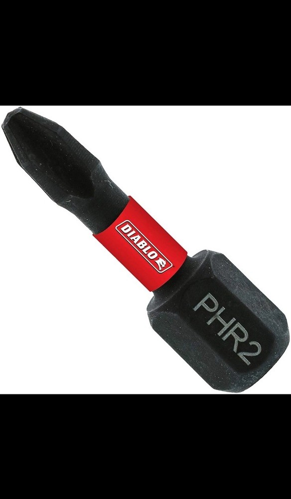 Diablo DPH2R1P2 1" Phillips Drive Bits for Drywall (2-Pack)