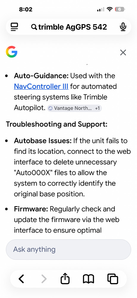 Trimble AgGPS 542 RTK GLONASS Base Station