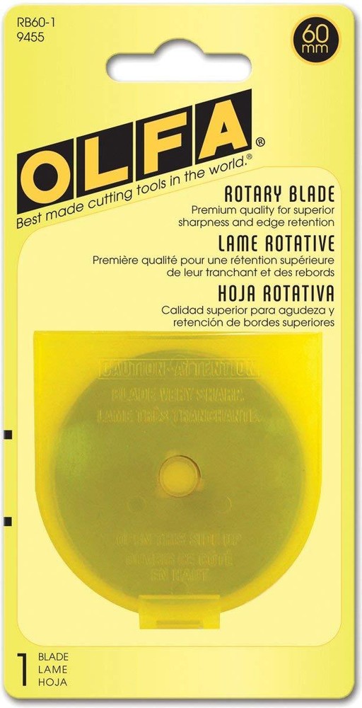 OLFA 60mm Rotary Replacement Blades - 1pk