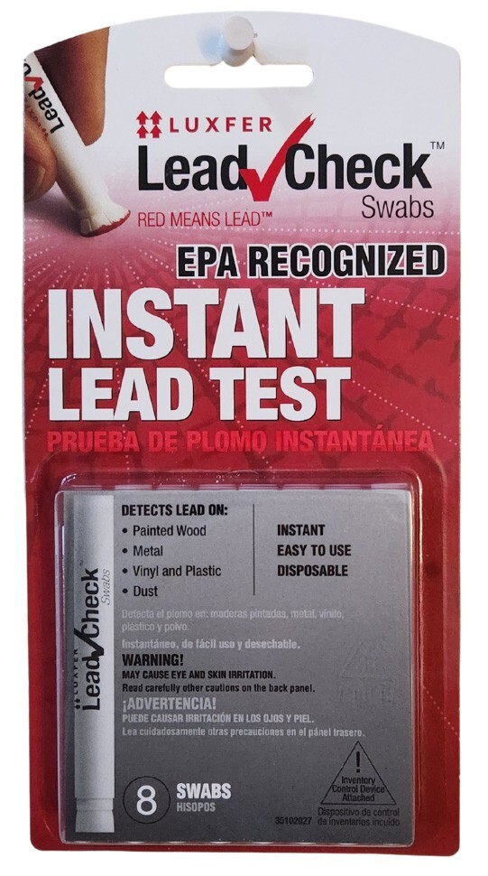 Luxfer LeadCheck™ Swabs: - Contains 8 Swabs