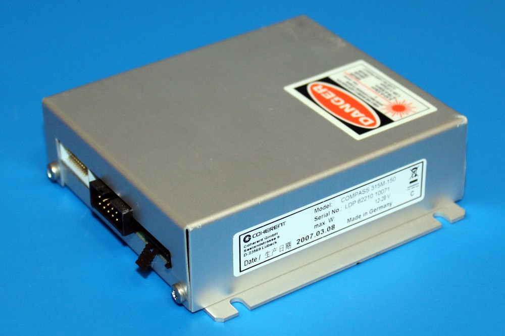 Coherent COMPASS 315M-150 Solid-State CW Laser Head 62210 Digital Controller